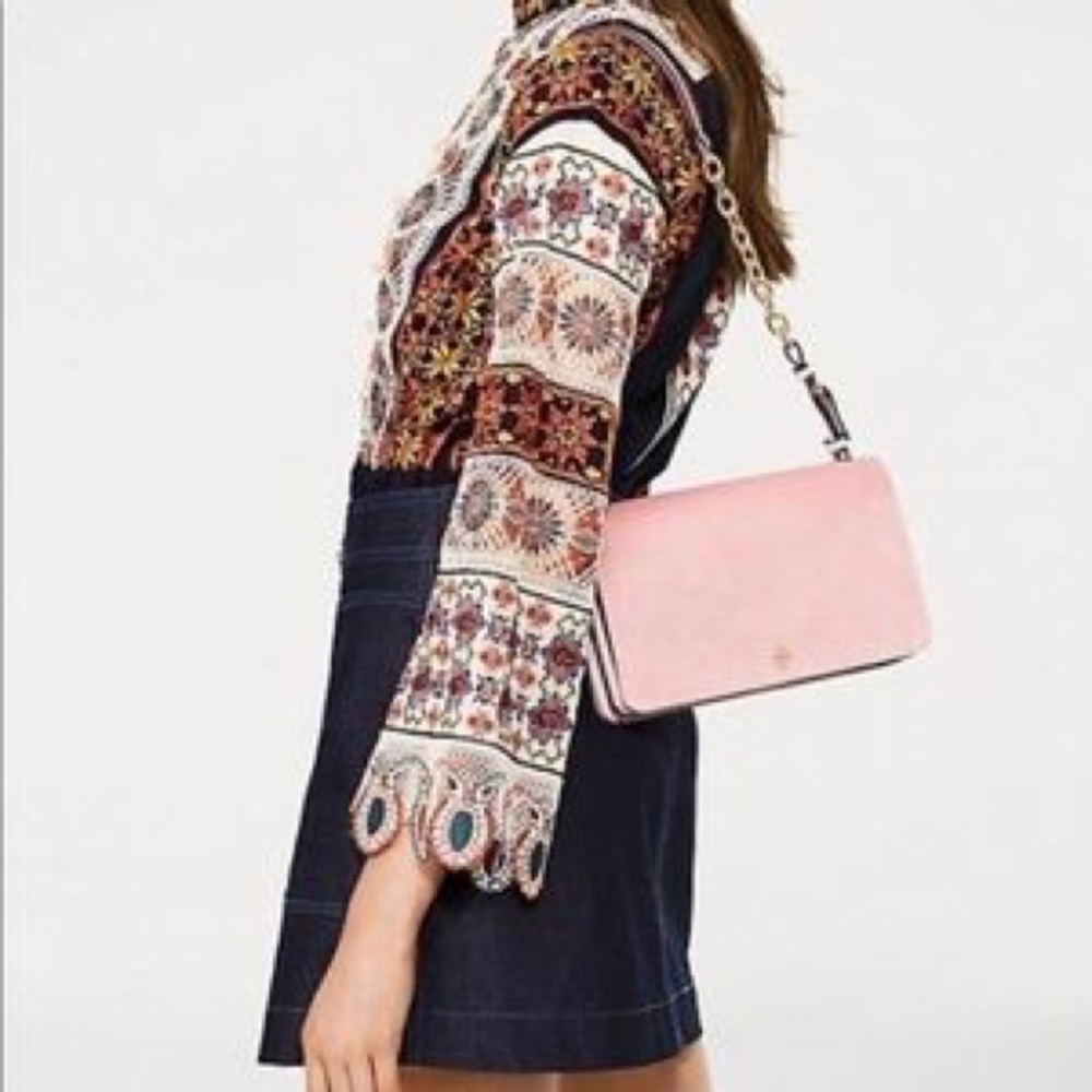 NWT Tory Burch Sadie Velvet Shoulder MSRP $428